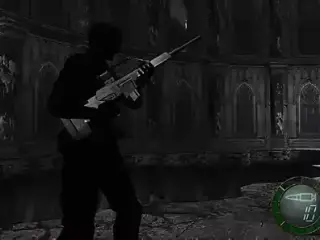 Resident evil 4-Glitch WHAT! happen to you Leon