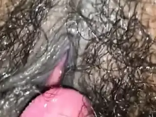 Big ebony pussy lips licking verry hairy WET