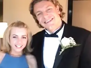 Hot blonde teen fucked by a big cock after prom