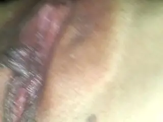 Licking pussy, big clit