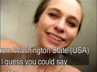 Cute Skinny Euro Tweaker Fan Makes Video For Hot Aussie Camg