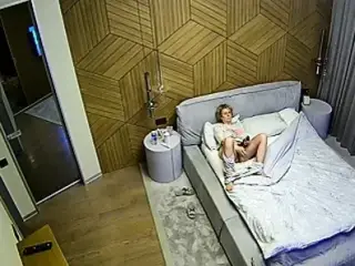 IP Camera MILF Masturbation