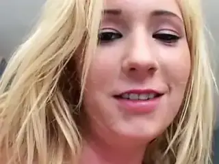 Blondie beauty bends over to get fucked from four different dudes