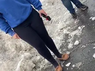 Pawg at car crash