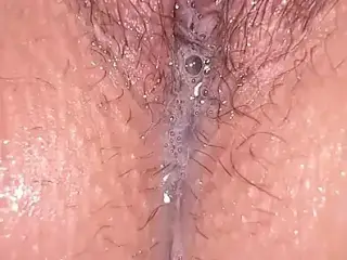 Wife pussy soaked wet and I lick and eat all her juices until she cums in my mouth! You never saw a wetter pussy like this!