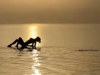 Monika Fox Esthetic Posing In The Sea