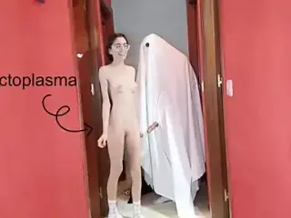 Spooky Ghost Fucks Adorable Teen