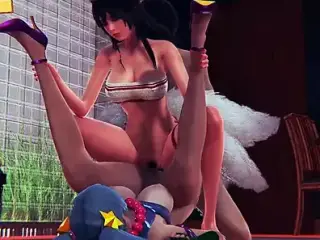 Hentai 3D - Ahri and Sona - League of Legends