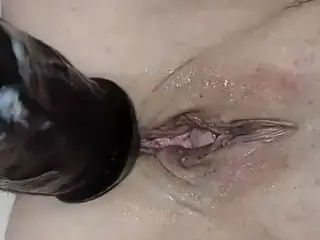 Huge bbc fuck my pussy good and hard bbc dildo play huge brutal pussy stretch with black cock