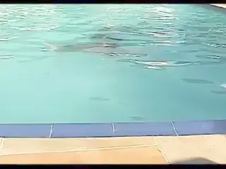 Granny Fucks The Pool Boy Like A Starving Slut