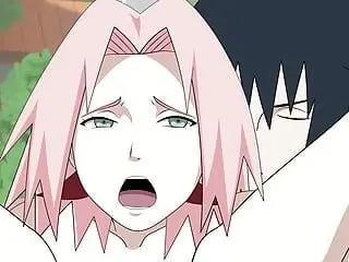 SASUKE AND SAKURA FUCKING BUTTERFLY POSITION (NARUTO HENTAI)