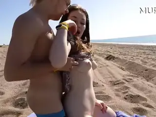 Not allowed to finish when we fucked on a public beach