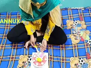 Indian Birthday Party, girlfriend fucking with boyfriend, quickie