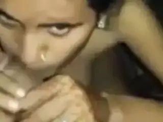 Newly married hindu girl love to suck muslim dick