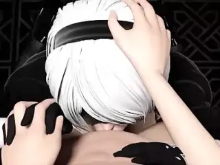 Nier Automata b2 Sex Blowjob Compilation