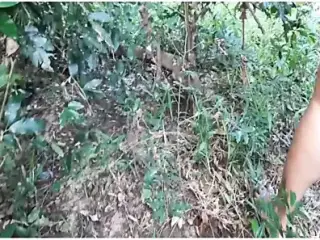 STRANGER FUCKS AUNTY in the JUNGLE