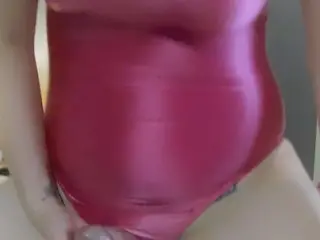 One Piece Pink Swimsuit Grind and Huge Cum