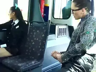 Sexy Babes In Public Bus