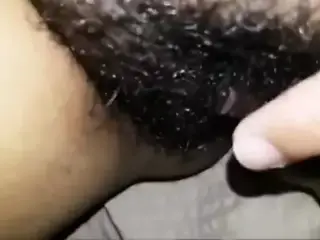 Amateur young couple, wet hairy pussy licked