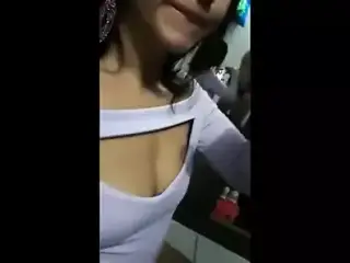 Beautiful Indian girl showing boobs