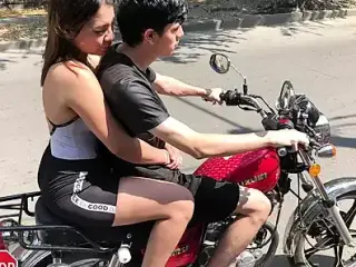 I TAKE MY STEPMOM LATINA TO COLOMBIA ON THE BIKE TO HAVE SEX AND SHE CHEATS ON MY STEPFATHER HORNY FAMILY PORN IN SPAIN