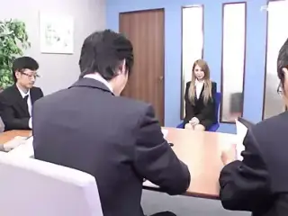 creampie at the job interview! Japanese bitch is she pregnant? Ass fuck! Pussy, wet pussy, teen 18, 18YO, wet teen, tigh