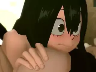 Katsuki Bakugou Fucks Tsuyu Asui