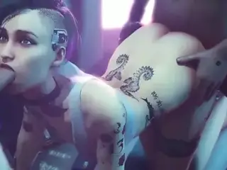 3D Compilation: Cyberpunk Judy Alvarez Panam Palmer Blowjob Anal Fuck Uncensored Hentai Compilation