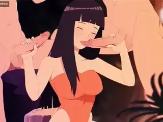 Hinata gives Naruto blowjob