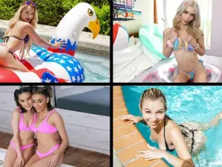 Bikinis and Cute Butts Compilation feat. Vanessa Moon, Alice Marie, Emma Rosie & Riley Star
