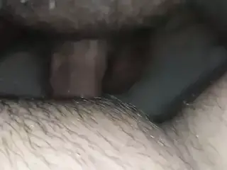 Very close up bareback sex! Breeding sex with hot MILF!