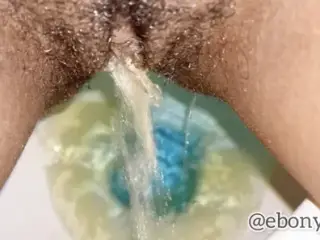 Upclose Ebony Pee Compilation