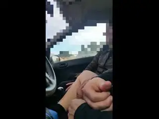 dick flash in the car with my married friend part 1