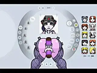 Fapwall Parody Hentai game Widowmaker overwatch cum covered