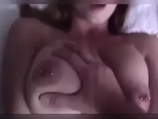 Sex with busty milf with cumshot on tits
