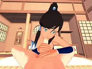 POV fucking Korra and cumming inside her - Legend of Korra.