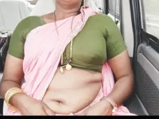 Indian married woman with boy friend, car sex telugu DIRTY talks.