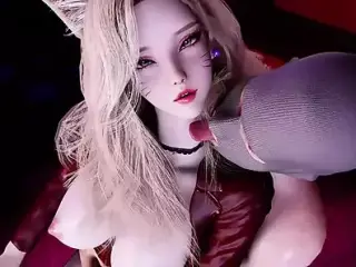 3D hot cosplay model got fucked in the club