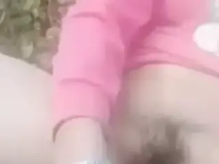 Nepali village girl masturbating pussy and orgasm.