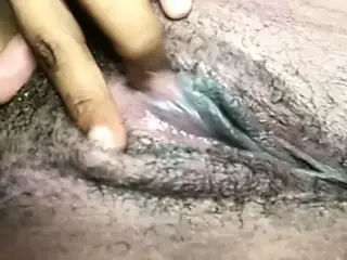 Teen making her pussy wet