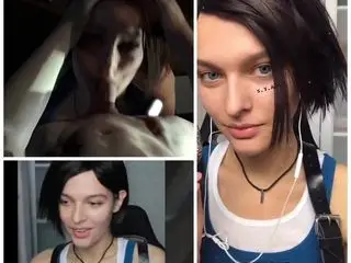 Sasha Zotova (Jill Valentine) Jerk Off Challenge