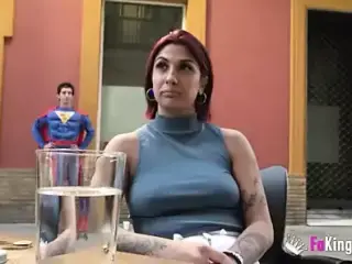 21 year old babe at her PORN DEBUT with SUPERDUDE