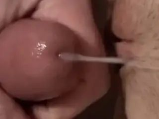 Dripping super wet tight pussy dripping with cum with nice cum shot