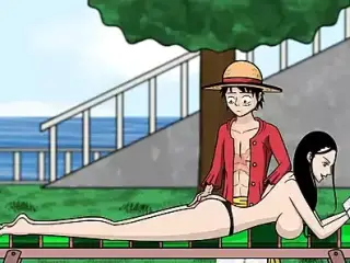 One Slice of Lust (One Piece) Part 3 Nico Robin Naked Body taking Sun By LoveSkySan