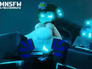 HARD ANAL FUCKING WITH Jenny and Warden minecraft animation