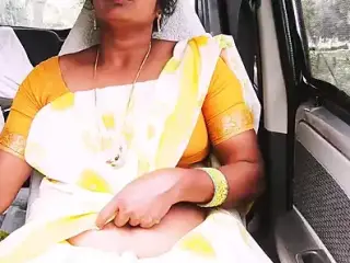 Car sex, indian saree maid long drive for sex with house owner, telugu dirty talks. Part-3