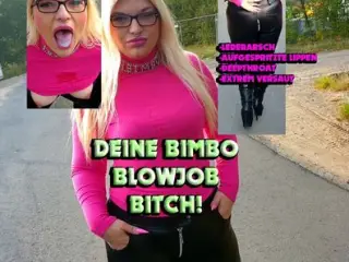 Yout Bimbo Blowjob Bitch!