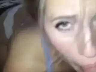 First date blowjob from hot blonde