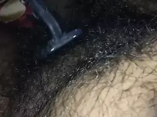 Cock hair removal by tamill akka and dirty talk hot chubby aunty