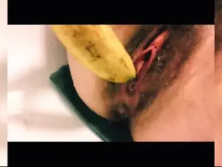 Messy Pissy Banana Cum